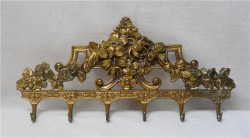 Вешалка крючки на стену "Цветы" (K077)