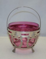 Корзинка сахарница винтажная (M075)