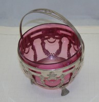 Корзинка сахарница винтажная (M075)