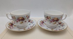 Gainsborough две винтажные английские чайные пары (A945)