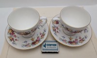 Gainsborough две винтажные английские чайные пары (A945)