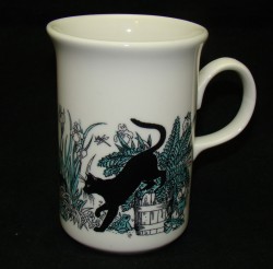 Чашка фарфоровая Кошки (W937)