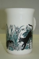 Чашка фарфоровая Кошки (W937)