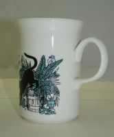 Чашка фарфоровая Кошки (W937)