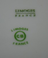 Limoges тарелочка Утки (Z020)
