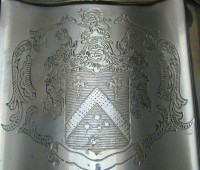 Ведерко для льда винтажное с гербом (M269)