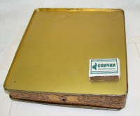 Шкатулка жестяная старинная (W665)