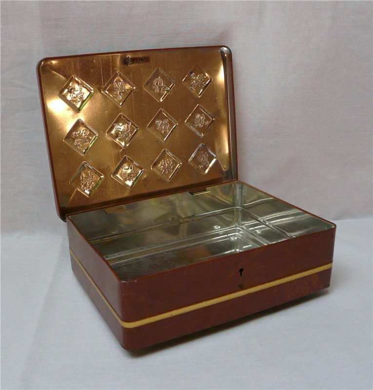 Коробка жестяная "Знаки зодиака" (S127)