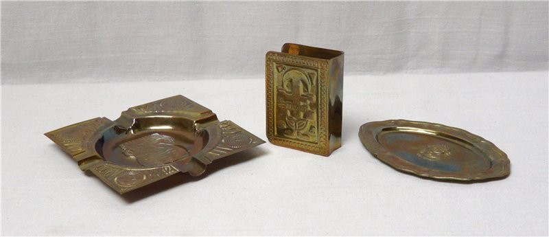 Спичечница, пепельница и лоток (K555)