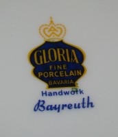 Gloria тарелки фарфоровые коллекционные 3 шт. (Y428)