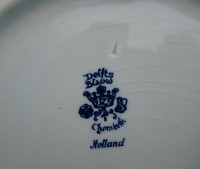 Delft тарелки большие винтажные Времена года 4 шт. (A748)