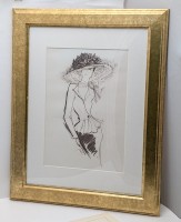 Картина принт интерьерная графика Модный эскиз (B142)