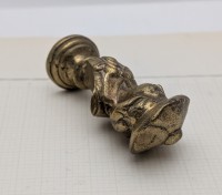 Бюстик бронзовый винтажный рукоятка печати (B242)