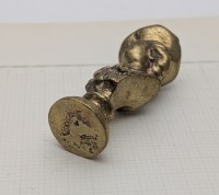 Бюстик бронзовый винтажный рукоятка печати (B242)