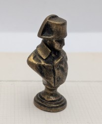 Бюстик бронзовый винтажный рукоятка печати Наполеон (B243)
