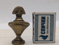 Бюстик бронзовый винтажный рукоятка печати Наполеон (B243)