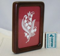 Плакетка кружево фламандское в рамке (W106)