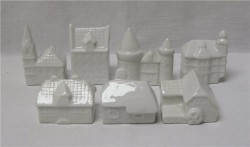 Домики фарфоровые 7шт. (S346)