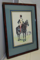 Принты винтажные в рамках Кавалеристы 4 шт. (M175)