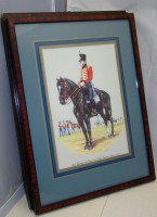 Принты винтажные в рамках Кавалеристы 4 шт. (M175)