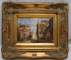 Картина винтажная Старый город (M467)