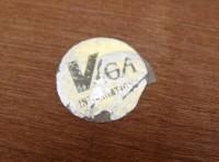 Подставка винтажная овальная (M762)