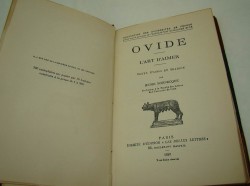 Книга старинная Овидий. Искусство любви (U138)