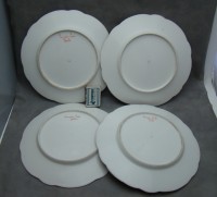 Тарелки старинные с монограммой 4 шт. (A750)