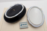 Friedrich Eger & Co винтажная шкатулка с галантной сценой (A949)