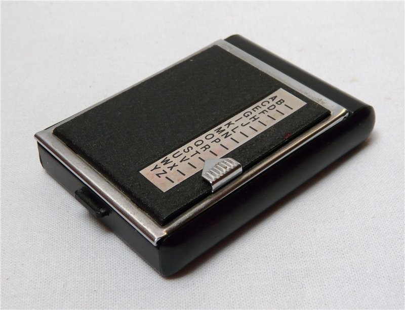 Записная книжка алфавитная автоматическая (J906)