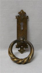 Ручка накладка на замок мебели старинная (L220)