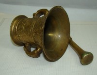 Ступка с пестиком винтажная (M273)