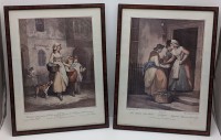 Винтажные репродукции старинных гравюр 2 шт. (B049)