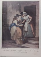 Винтажные репродукции старинных гравюр 2 шт. (B049)