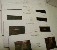 Винтажный набор: стереоскоп, слайды, буклеты Ленинград (Y366)