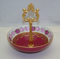 Конфетница орешница с ручкой (M081)