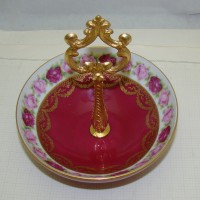 Конфетница орешница с ручкой (M081)
