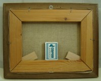 Картина винтажная пейзаж Зима (M177)