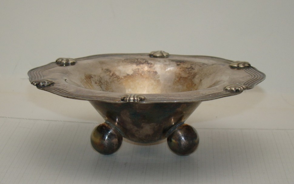Вазочка икорница старинная Ар Деко (A259)
