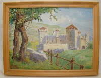 Картина винтажная Замок (A359)