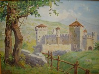 Картина винтажная Замок (A359)