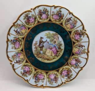 DW Porzellan Karlsbader блюдо винтажное (A951)