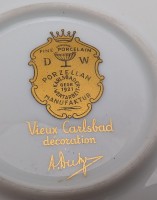 DW Porzellan Karlsbader блюдо винтажное (A951)