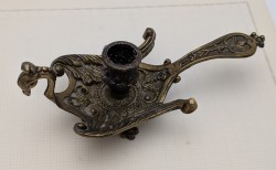 Подсвечник винтажный Павлин (B050)