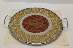 Сервировочный винтажный поднос (B146)