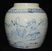 Ваза декоративная старинная (V848)