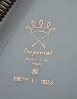 Imperial Limoges тарелка винтажная декоративная Птица Зяблик (M082)