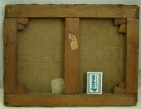 Картина старинная пейзаж Река (M178)