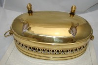 Ёмкость винтажная кашпо фруктовница овальная (M470)