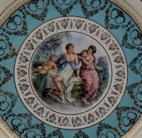 Gloria винтажное блюдо с античной сценой (A952)